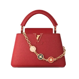 louis vuitton replica lv bag my capucines k00014 red