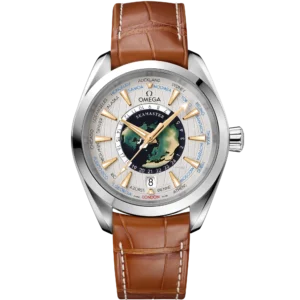omega seamaster aqua terra 150m co axial master chronometer gmt worldtimer 43 mm 22093432299001 2e46