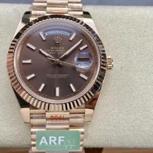 replica rolex watch day date 40 president everose gold m228235 0053 arf wsxc1736166479170 0