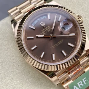 replica rolex watch day date 40 president everose gold m228235 0053 arf wsxc1736166479170 1