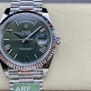 replica rolex watch day date 40 president white gold m228236 0008 arf wsxc1736166326794 0