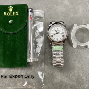 replica rolex watch day date 40 president white gold m228236 0010 arf wsxc1736166318851 8