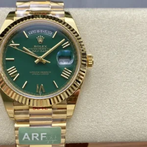 replica rolex watch day date 40 president white gold m228238 0061 arf wsxc1736165983726 1