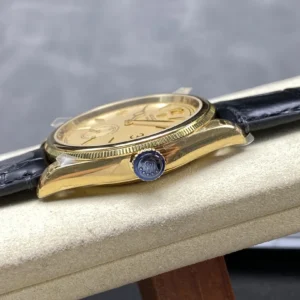 rolex 1908 52508 39mm yellow gold leather strap arabic numerals wsxc1736182923000 5