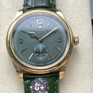 rolex 1908 52508 39mm yellow gold leather strap wsxc1736182822104 0