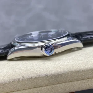 rolex 1908 52509 39mm steel leather strap arabic numerals blue dial wsxc1736182980720 5