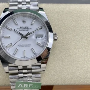 super clone rolex replica datejust 41 stainless steel m126300 0006 arf wsxc1736173462166 0