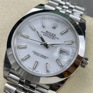 super clone rolex replica datejust 41 stainless steel m126300 0006 arf wsxc1736173462166 2