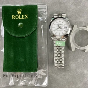 super clone rolex replica datejust 41 stainless steel m126300 0006 arf wsxc1736173462166 8