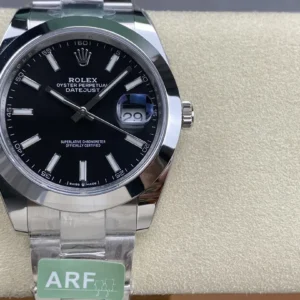 super clone rolex replica datejust 41 stainless steel m126300 0011 arf wsxc1736173479579 0