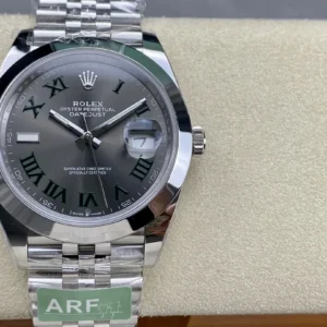 super clone rolex replica datejust 41 stainless steel m126300 0014 arf wsxc1736173435589 0