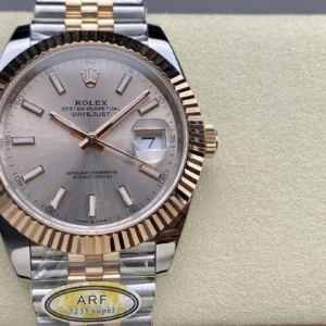 super clone rolex replica datejust 41 stainless steel m126331 0010 arf wsxc1736173097583 0