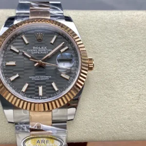 super clone rolex replica datejust 41 stainless steel m126331 0019 arf wsxc1736172456859 1