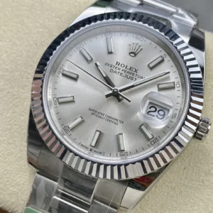 super clone rolex replica datejust 41 stainless steel m126334 0003 arf wsxc1736173948004 2