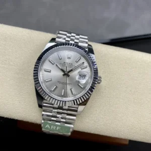 super clone rolex replica datejust 41 stainless steel m126334 0004 arf wsxc1736173684853 3