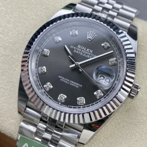 super clone rolex replica datejust 41 stainless steel m126334 0006 arf wsxc1736173692704 2