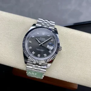 super clone rolex replica datejust 41 stainless steel m126334 0006 arf wsxc1736173692704 3