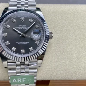 super clone rolex replica datejust 41 stainless steel m126334 0006 arf wsxc1736173692705 0