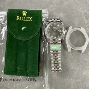 super clone rolex replica datejust 41 stainless steel m126334 0006 arf wsxc1736173692705 8