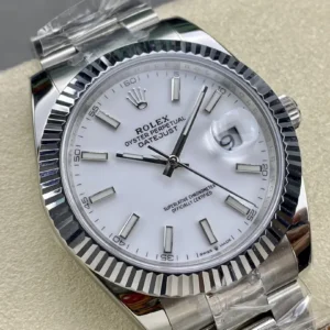 super clone rolex replica datejust 41 stainless steel m126334 0009 arf wsxc1736173969455 1