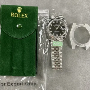 super clone rolex replica datejust 41 stainless steel m126334 0012 arf wsxc1736173756330 8