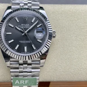 super clone rolex replica datejust 41 stainless steel m126334 0014 arf wsxc1736173893405 0