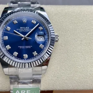 super clone rolex replica datejust 41 stainless steel m126334 0015 arf wsxc1736174149091 0