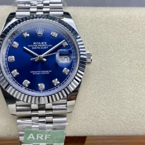 super clone rolex replica datejust 41 stainless steel m126334 0016 arf wsxc1736173718955 0