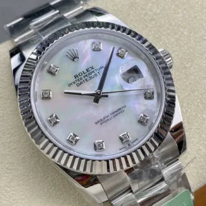 super clone rolex replica datejust 41 stainless steel m126334 0019 arf wsxc1736173960765 1