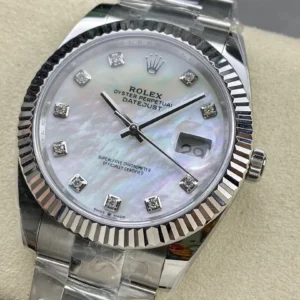super clone rolex replica datejust 41 stainless steel m126334 0019 arf wsxc1736173960765 2