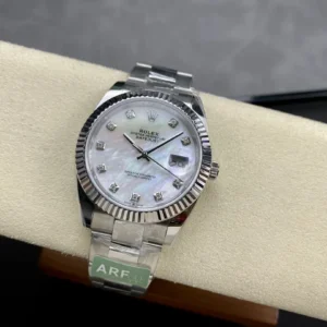 super clone rolex replica datejust 41 stainless steel m126334 0019 arf wsxc1736173960765 3