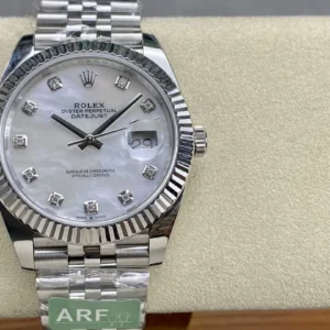 super clone rolex replica datejust 41 stainless steel m126334 0020 arf wsxc1736173709107 0