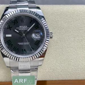 super clone rolex replica datejust 41 stainless steel m126334 0021 arf wsxc1736173997135 0