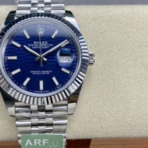 super clone rolex replica datejust 41 stainless steel m126334 0032 arf wsxc1736173700940 0