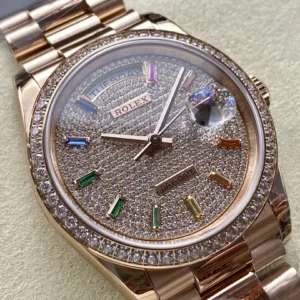 super clone rolex replica watch day date 36mm m128345rbr 0042 8plus wsxc1736160528262 2