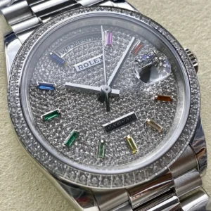 super clone rolex replica watch day date 36mm m128396tbr 0006 8plus wsxc1736160690287 2