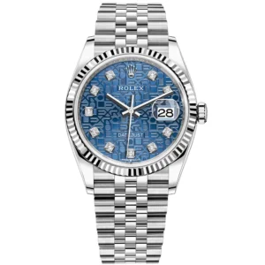 rolex 126234 jubilee blue diamond